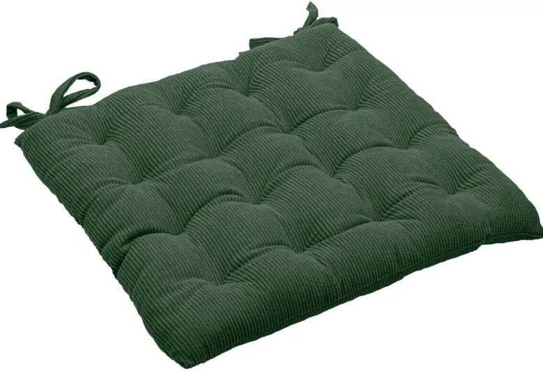 Sitzkissen grün Polyester B/L/S: ca. 40x40x5 cm
