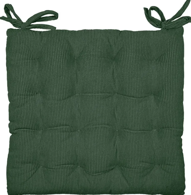 Sitzkissen grün Polyester B/L/S: ca. 40x40x5 cm