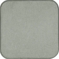 Sitzkissen silber Polyester B/H/L: ca. 38x2x38 cm