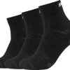 Skechers Damen & Herren-Socken Skechers schwarz 3 Packstücke Größe 43-46