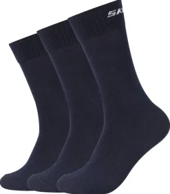 Skechers Damen & Herren-Socken Skechers blau 3 Packstücke Größe 39-42