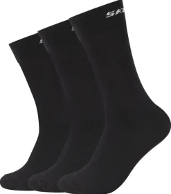 Skechers Damen & Herren-Socken Skechers schwarz 3 Packstücke Größe 39-42