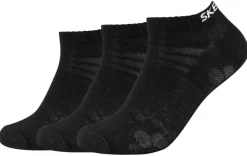 Skechers Damen & Herren-Socken Skechers schwarz 3 Packstücke Größe 43-46