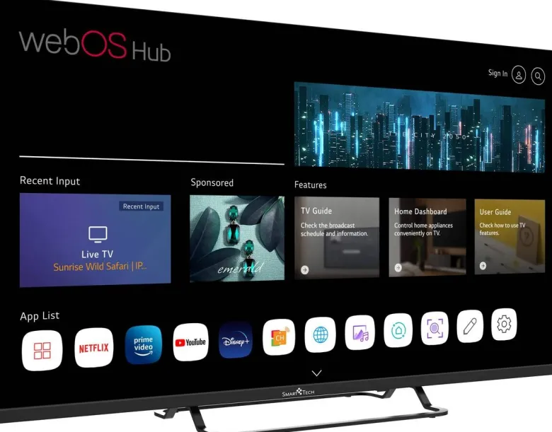 Smart-Tech LED-TV 43FW01V D: ca. 108 cm