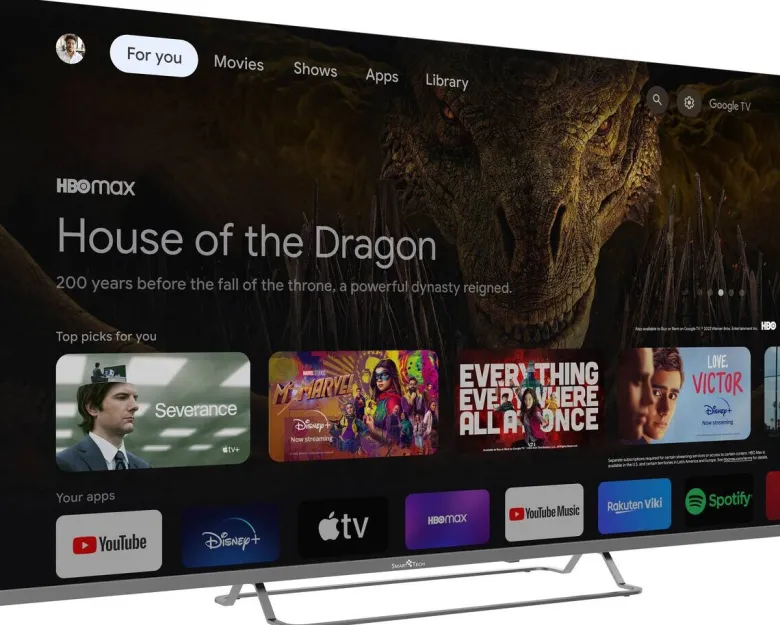 Smart-Tech LED-TV 55QG02V B/H: ca. 123x77 cm