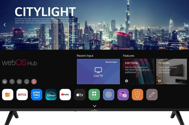 Smart-Tech LED-TV 55UW02K B/H: ca. 123x77 cm