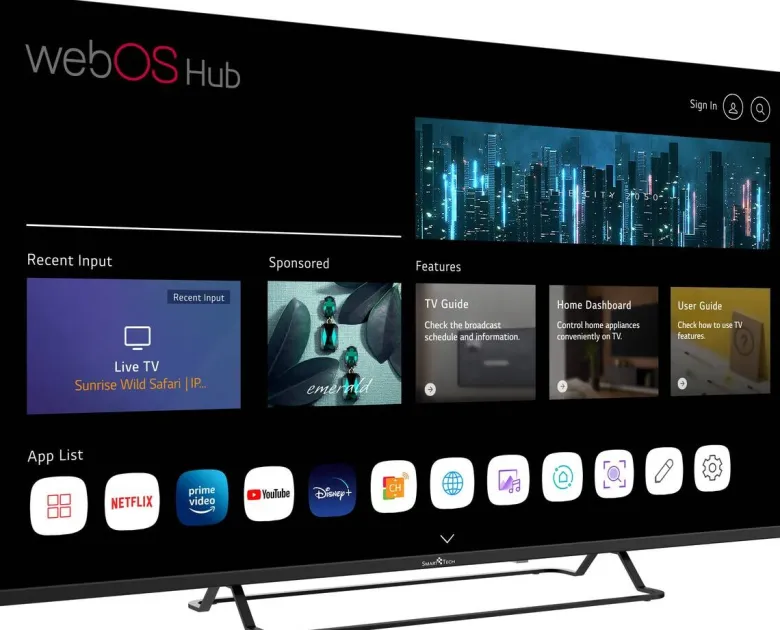 Smart-Tech LED-TV 50UW02V D: ca. 126 cm