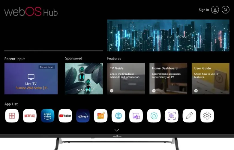 Smart-Tech LED-TV 50UW02V D: ca. 126 cm