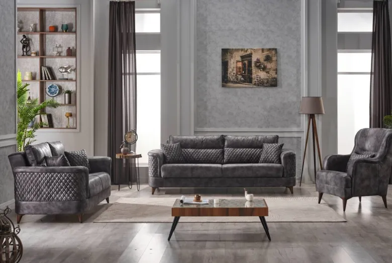 Sofa 3-2-1 anthrazit