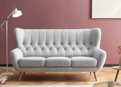 Sofa Falun hellgrau B/H/T: ca. 187x101x95 cm