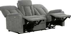 Sofa 3-2-1 FM3215 grau Microfaser