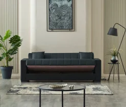Sofa 3-2-1 Jerry anthrazit Microfaser