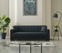 Sofa 3-2-1 Jerry anthrazit Microfaser