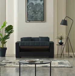 Sofa 3-2-1 Jerry anthrazit Microfaser
