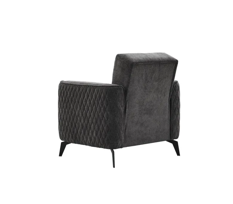 Sofa 3-2-1 Lendor grau Webstoff