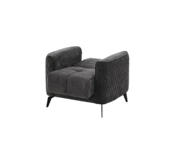 Sofa 3-2-1 Lendor grau Webstoff