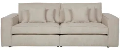 Sofa Marlon beige Microfaser B/H/T: ca. 248x90x110 cm
