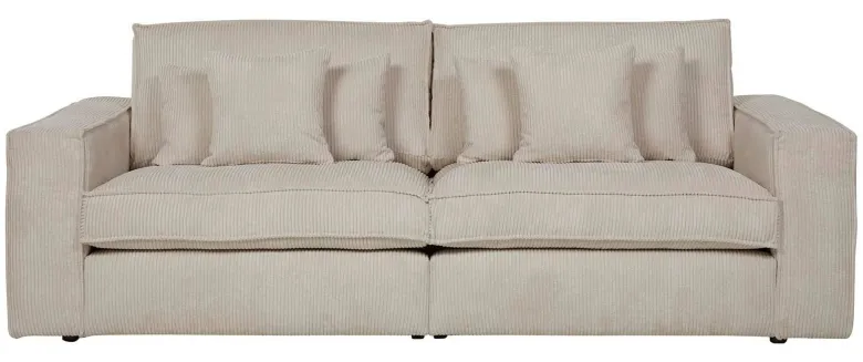 Sofa Marlon beige Microfaser B/H/T: ca. 248x90x110 cm