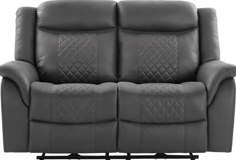 Sofa Pedro grau Microfaser B/H/T: ca. 162x108x94 cm