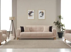 Sofa 3-2-1 Rixos beige Webstoff