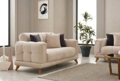 Sofa 3-2-1 Rixos beige Webstoff