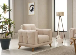 Sofa 3-2-1 Rixos beige Webstoff