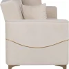 Sofa 3-2-1 Salda beige Microfaser