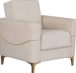 Sofa 3-2-1 Salda beige Microfaser