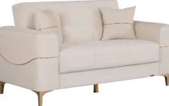 Sofa 3-2-1 Salda beige Microfaser