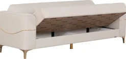 Sofa 3-2-1 Salda beige Microfaser
