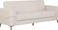 Sofa 3-2-1 Salda beige Microfaser