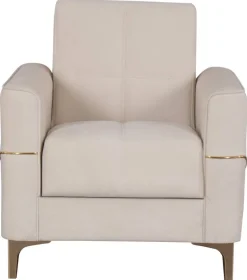 Sofa 3-2-1 Salda beige Microfaser