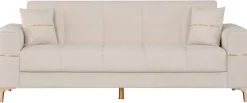 Sofa 3-2-1 Salda beige Microfaser