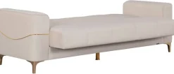 Sofa 3-2-1 Salda beige Microfaser