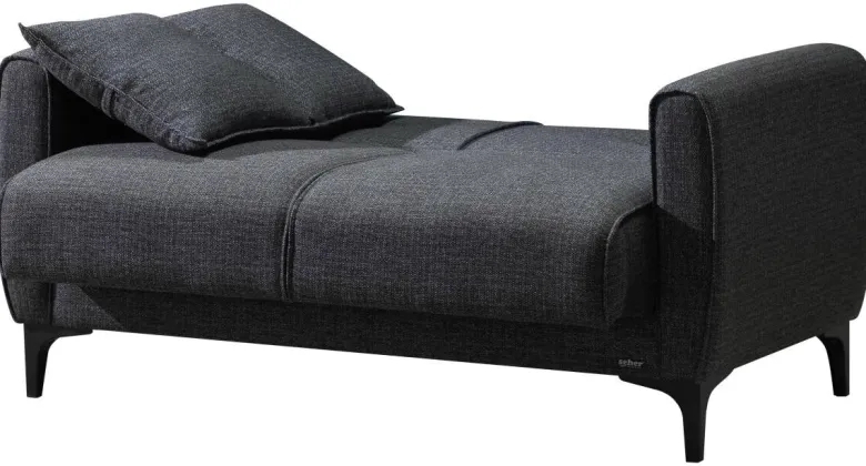 Sofa 3-2-1 San Marino anthrazit Microfaser