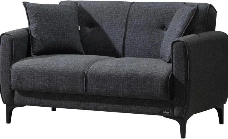 Sofa 3-2-1 San Marino anthrazit Microfaser