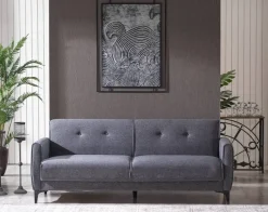 Sofa 3-2-1 San Marino anthrazit Microfaser