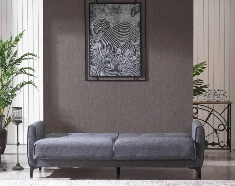 Sofa 3-2-1 San Marino anthrazit Microfaser
