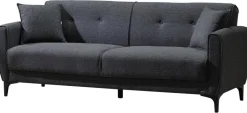 Sofa 3-2-1 San Marino anthrazit Microfaser