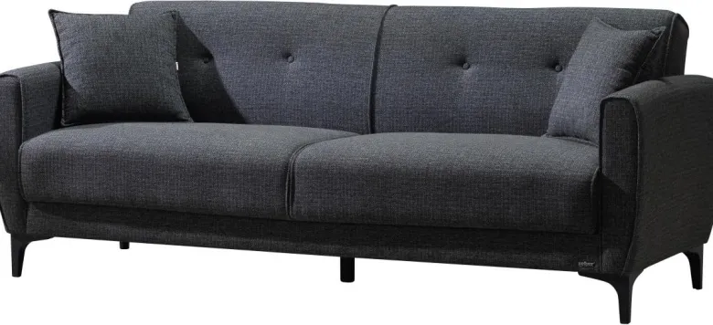Sofa 3-2-1 San Marino anthrazit Microfaser