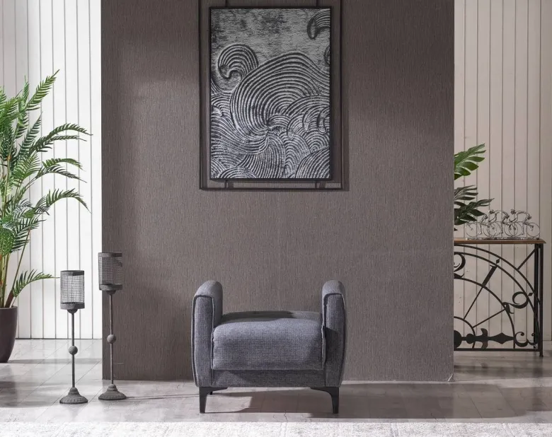Sofa 3-2-1 San Marino anthrazit Microfaser
