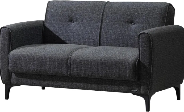 Sofa 3-2-1 San Marino anthrazit Microfaser