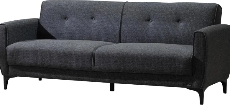 Sofa 3-2-1 San Marino anthrazit Microfaser