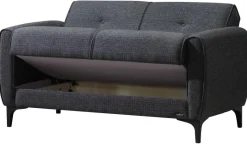 Sofa 3-2-1 San Marino anthrazit Microfaser
