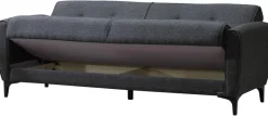 Sofa 3-2-1 San Marino anthrazit Microfaser