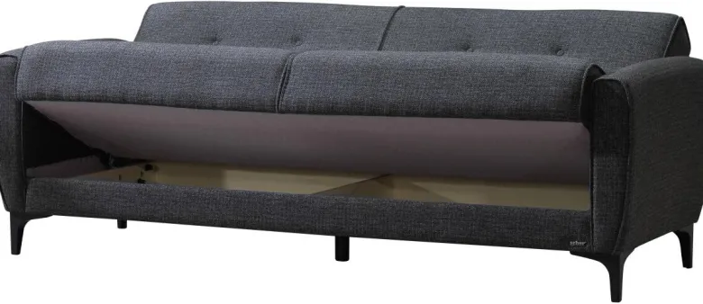 Sofa 3-2-1 San Marino anthrazit Microfaser