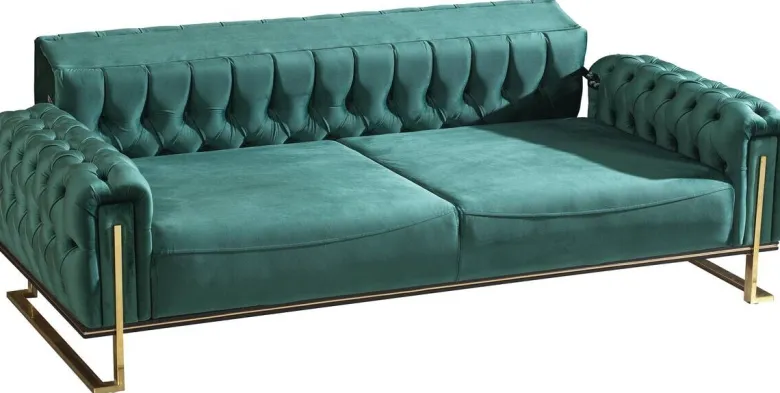 Sofa 3-2-1 Tokio grün Microfaser
