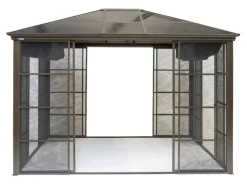 Sojag Pavillon Castel bronze Aluminium B/H/L: ca. 298x283x362 cm