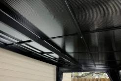Sojag Terrassenüberdachung St. Barth anthrazit Aluminium B/H/L: ca. 363x240x240 cm