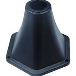Solarlaterne mit Blumentopf schwarz Aluminium Edelstahl Polypropylen B/H/L: ca. 55x189x60 cm